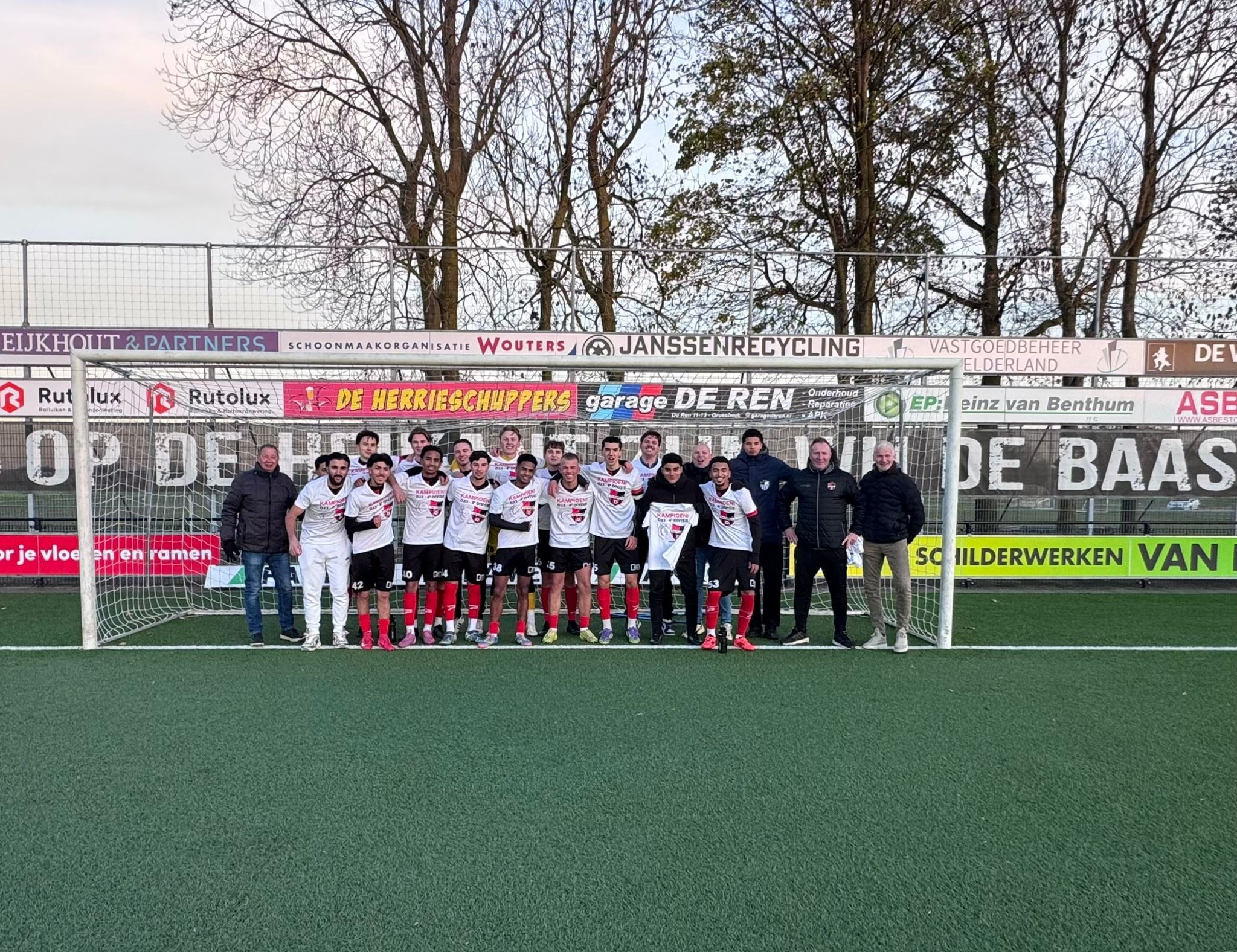 De Treffers JO23-1 na de winterstop in de 3e Divisie