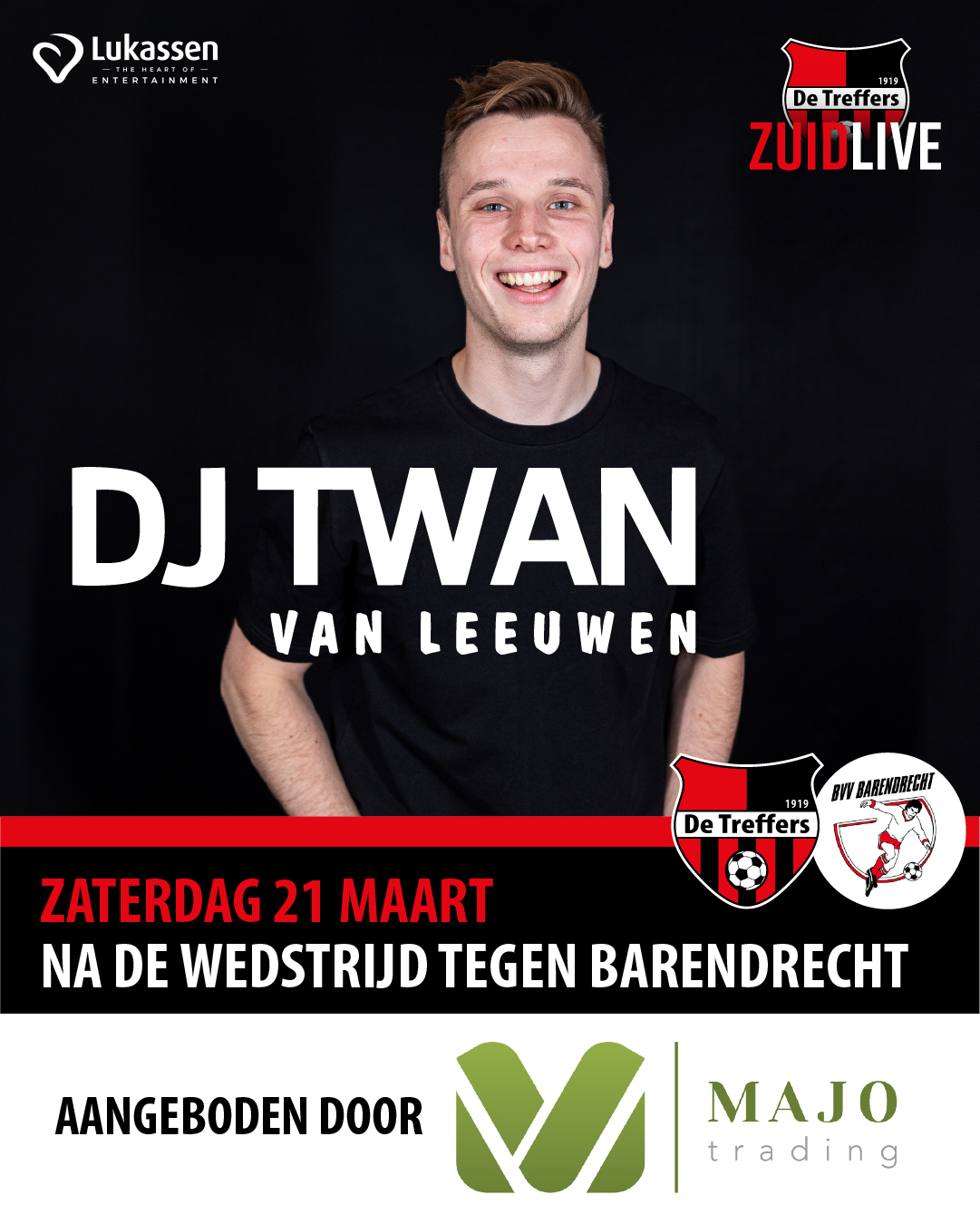 Zaterdag 21 maart Live op Zuid