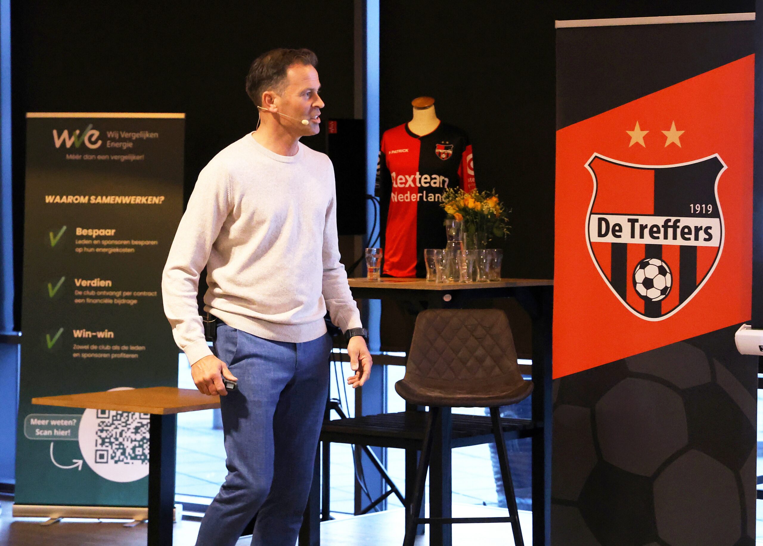 Succesvolle businessclub avond met scheidsrechter Bas Nijhuis, mogelijk gemaakt door Wij Vergelijken Energie (WVE).