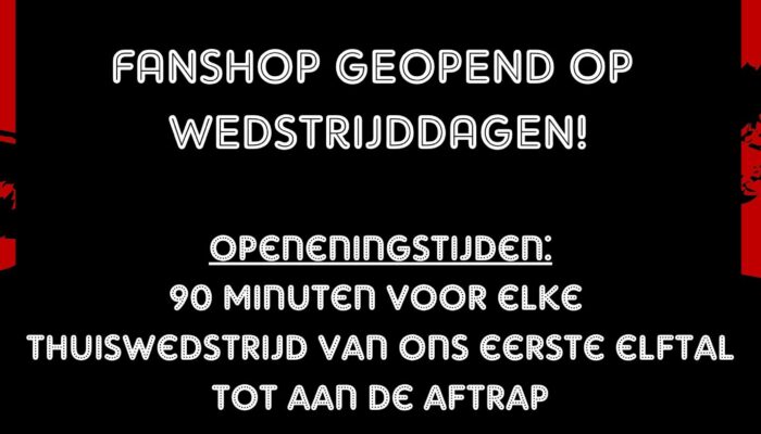 Fanshop open